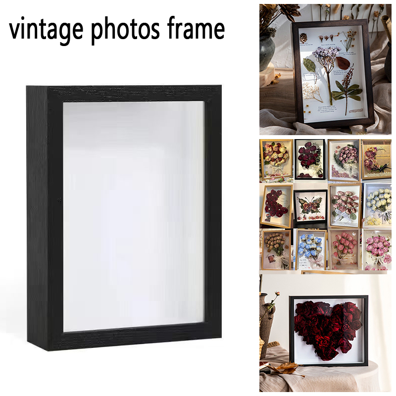 Bamboo Photo Frame - กรอบรูปไม้เนื้อแข็ง 3 ซม. แบบสเตอริโอ สำหรับงาน DIY
