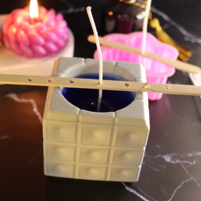 Scented Candle Set - 20pcs เทียนไม้ Wick ผู้ถือเทียนหอม DIY เทียน