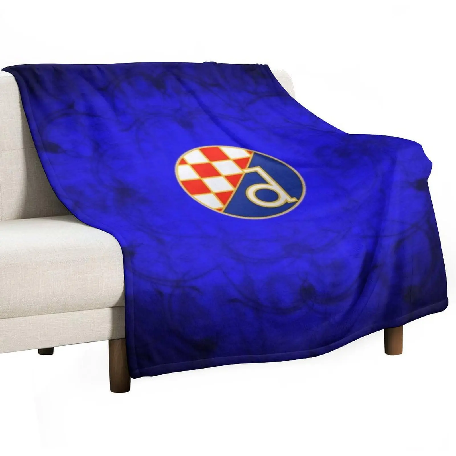 Home Decor Zagreb - ผ้าห่ม GNK Dinamo Zagreb ขนาดใหญ่ สำหรับตกแต่งโซฟา
