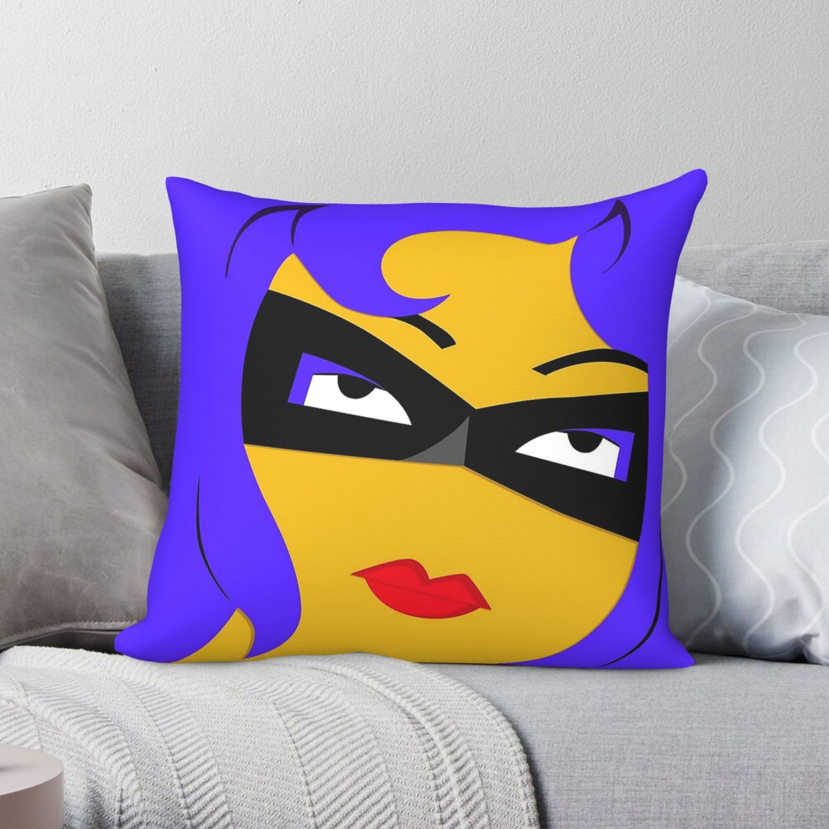 Home Decor Netflix - 2018 Netflix Masked Woman ปลอกหมอนโพลีเอสเตอร์ ผ้าลินิน