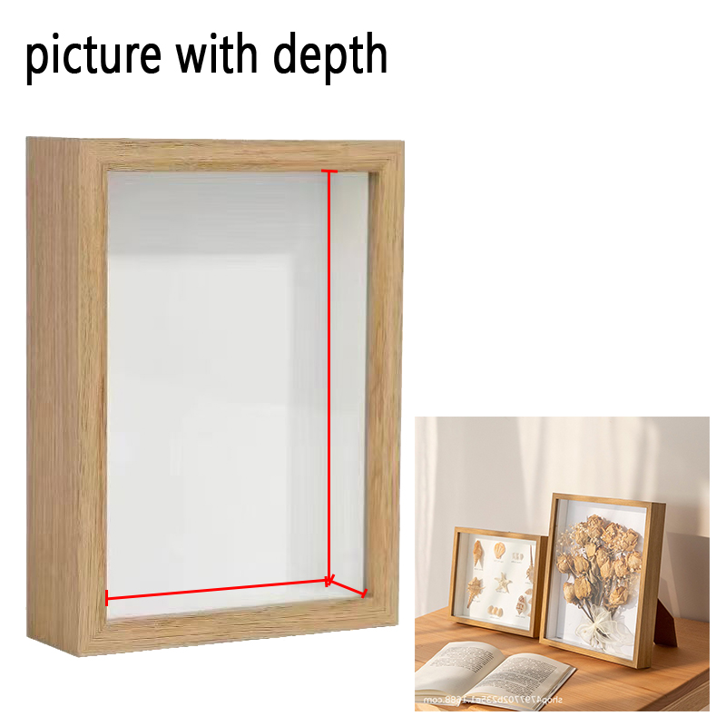 Bamboo Photo Frame - กรอบรูปไม้ 3 มิติ ความลึก 3 ซม.