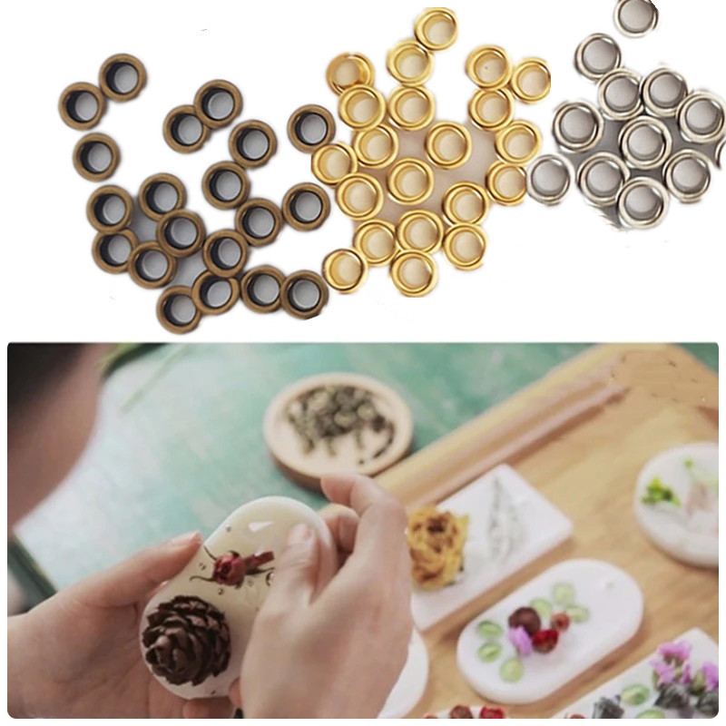 Scented Candle Set - เทียนขี้ผึ้ง Buttonhole ชุด 5 มม./0.2in โลหะทนทานเทียนตาไก่