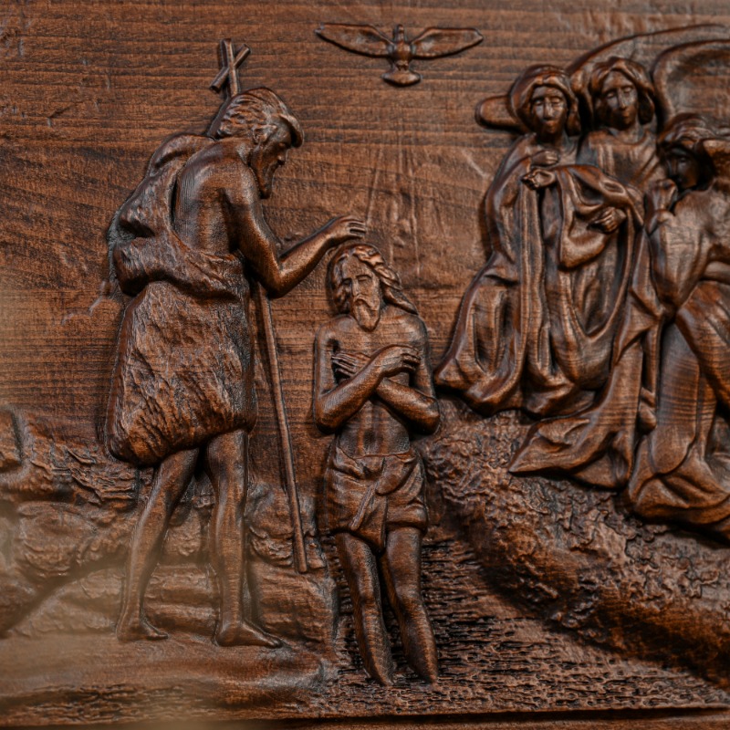 งานแกะสลักไม้ประดับผนังแบบแฮนด - Home Decor Jesus บทวิจารณ์และราคา