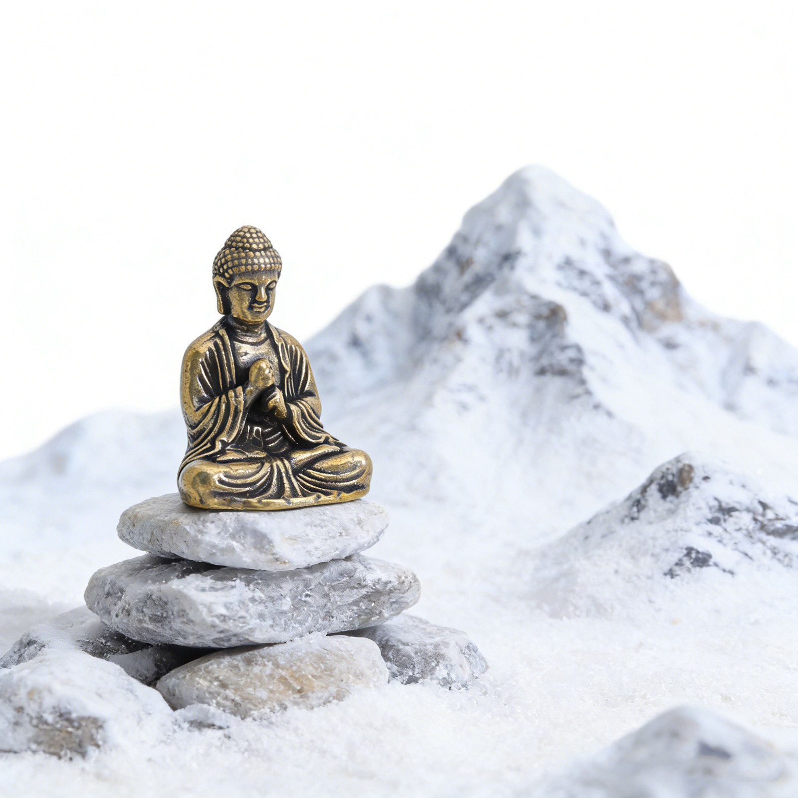 พระพุทธรูปขนาดเล็กแบบเฟิงสุ่ย  - Home Decor Zen บทวิจารณ์และราคา