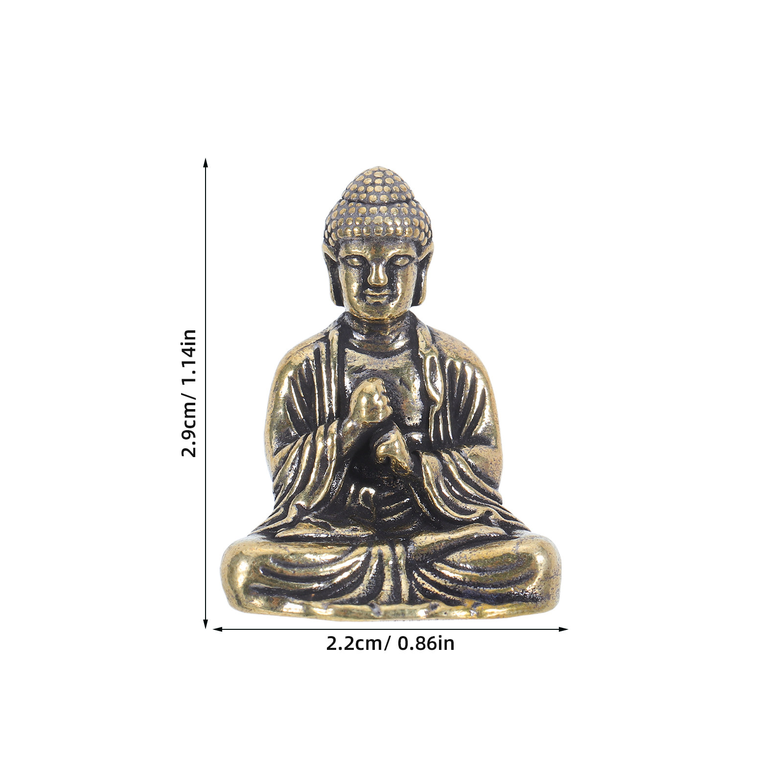 พระพุทธรูปขนาดเล็กแบบเฟิงสุ่ย  - Home Decor Zen บทวิจารณ์และราคา