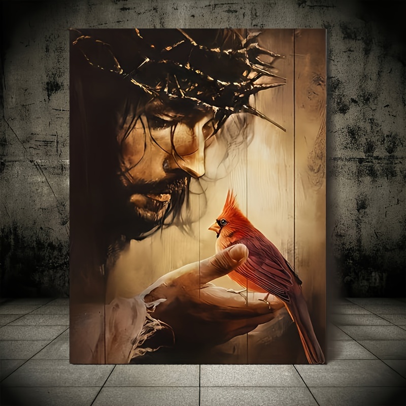 Thorn Crown พระเยซู Portrait A - Home Decor Jesus บทวิจารณ์และราคา