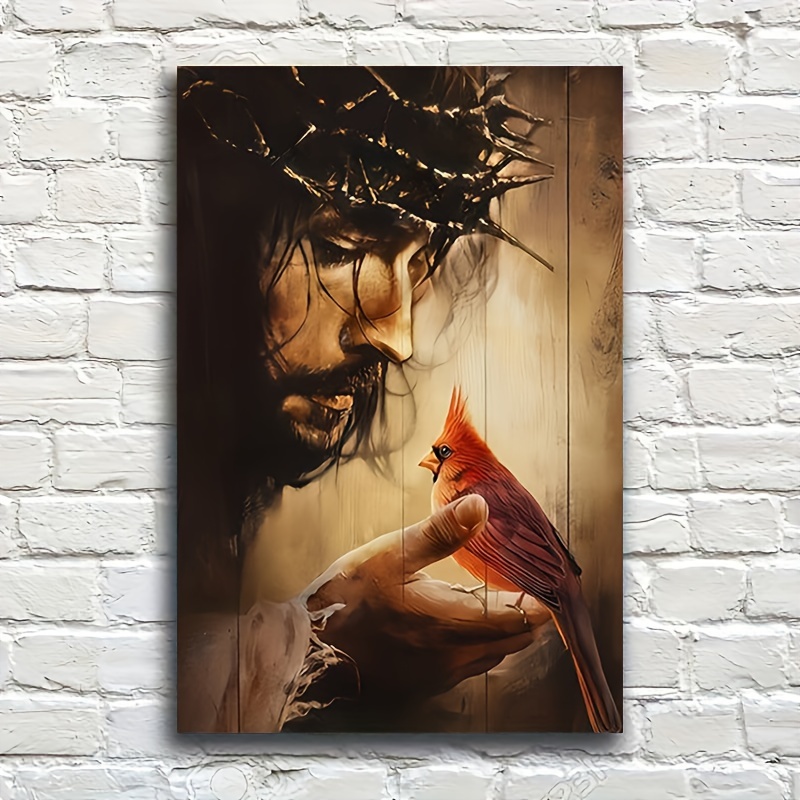 Thorn Crown พระเยซู Portrait A - Home Decor Jesus บทวิจารณ์และราคา