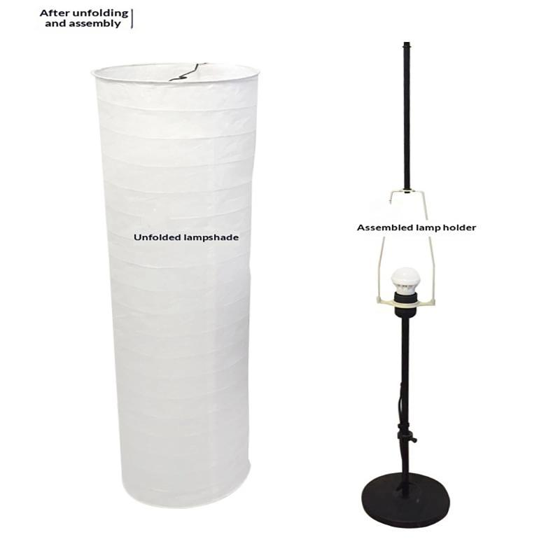 โคมไฟตั้งพื้นกระดาษข้าว 94 ซม. - Flooring Home Decor บทวิจารณ์และราคา