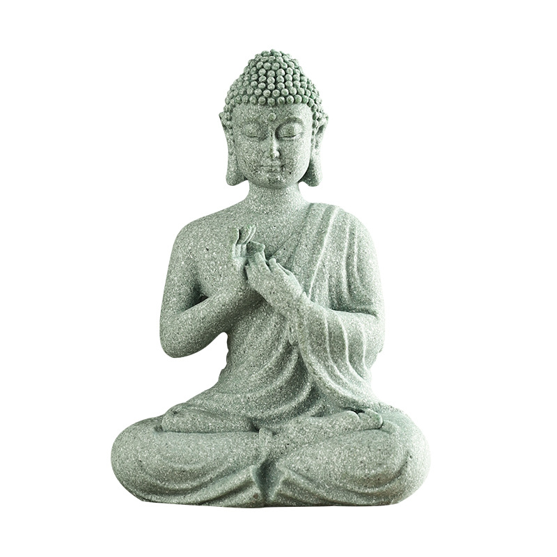 พระพุทธรูปสวนรูปปั้นตกแต่งถังป - Home Decor Zen บทวิจารณ์และราคา