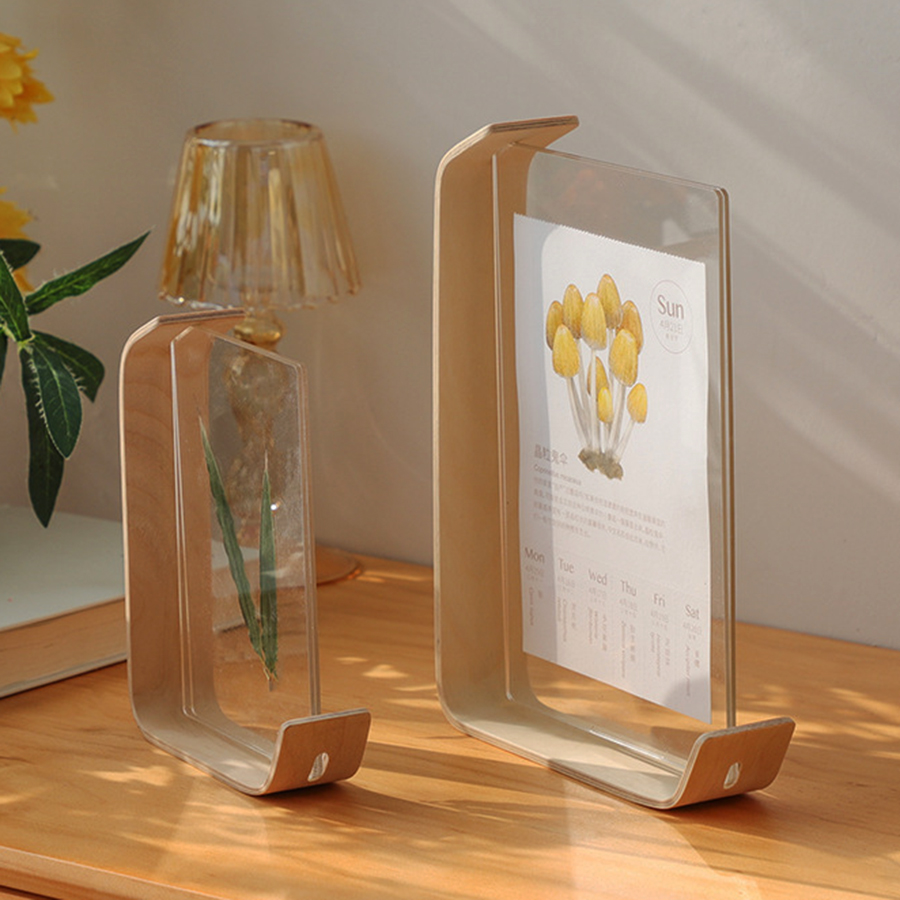กรอบรูปไม้อะคริลิค Herbarium ก - Bamboo Photo Frame บทวิจารณ์และราคา
