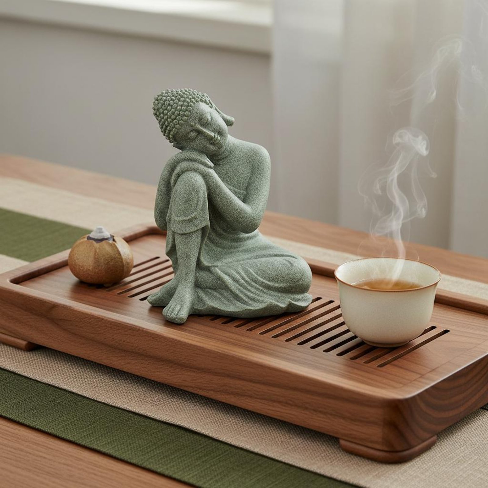 ชุดพระพุทธรูปหิน 3 ชิ้น ของตกแ - Home Decor Zen บทวิจารณ์และราคา