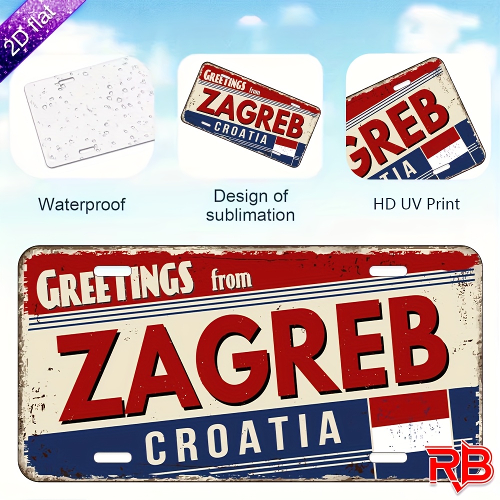 ป้ายอะลูมิเนียมแบบแบน 2 มิติ - - Home Decor Zagreb บทวิจารณ์และราคา