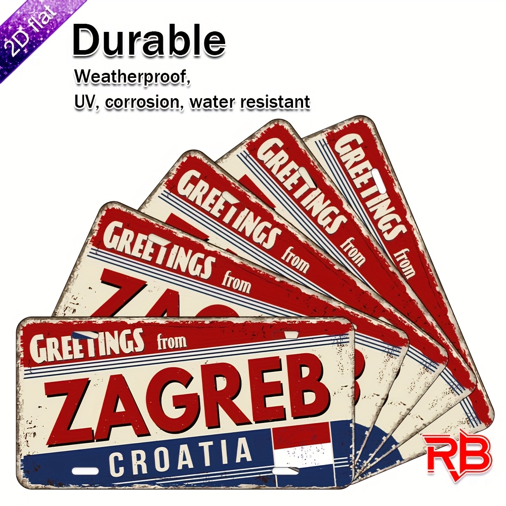 ป้ายอะลูมิเนียมแบบแบน 2 มิติ - - Home Decor Zagreb บทวิจารณ์และราคา