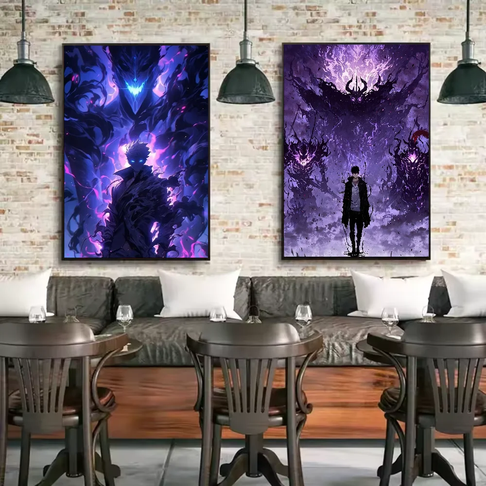 Solo Leveling อะนิเมะโปสเตอร์  - Home Decor Solo บทวิจารณ์และราคา