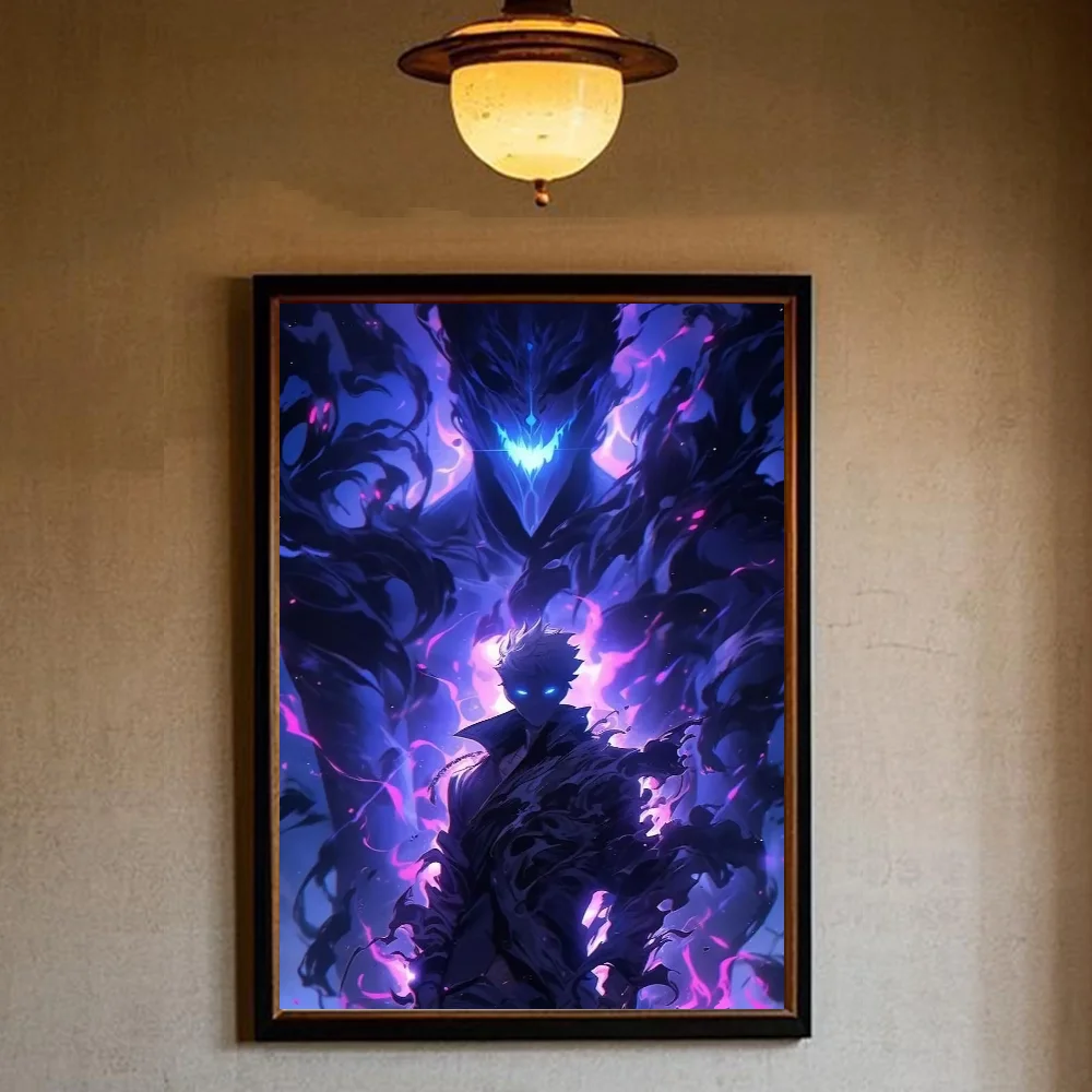 Solo Leveling อะนิเมะโปสเตอร์  - Home Decor Solo บทวิจารณ์และราคา