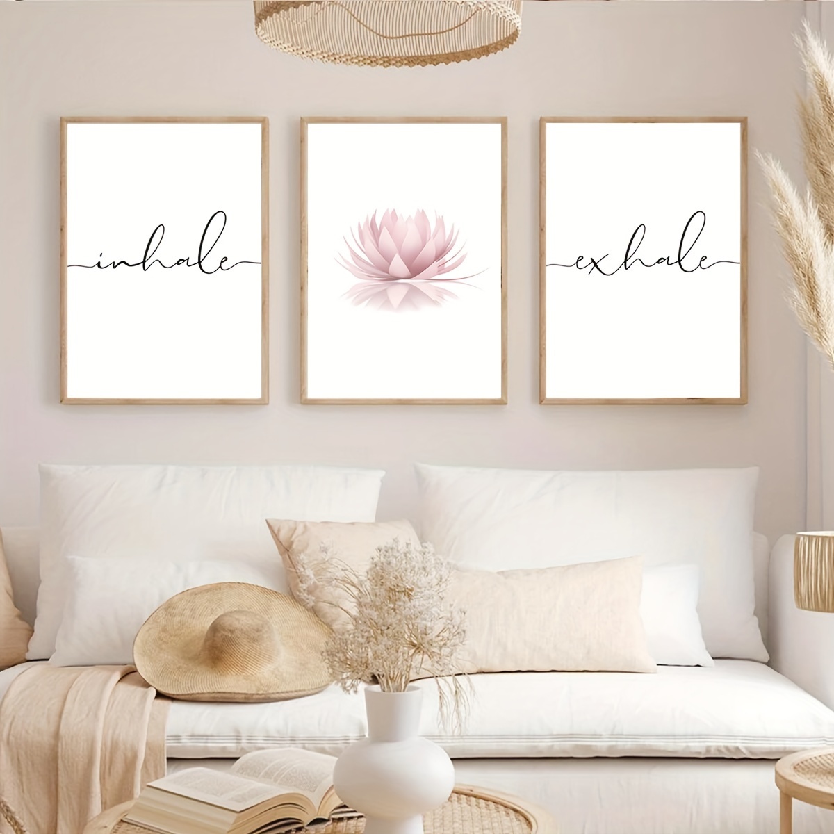 3 ชิ้น/ชุด ภาพพิมพ์บนผ้าใบลายด - Home Decor Zen บทวิจารณ์และราคา
