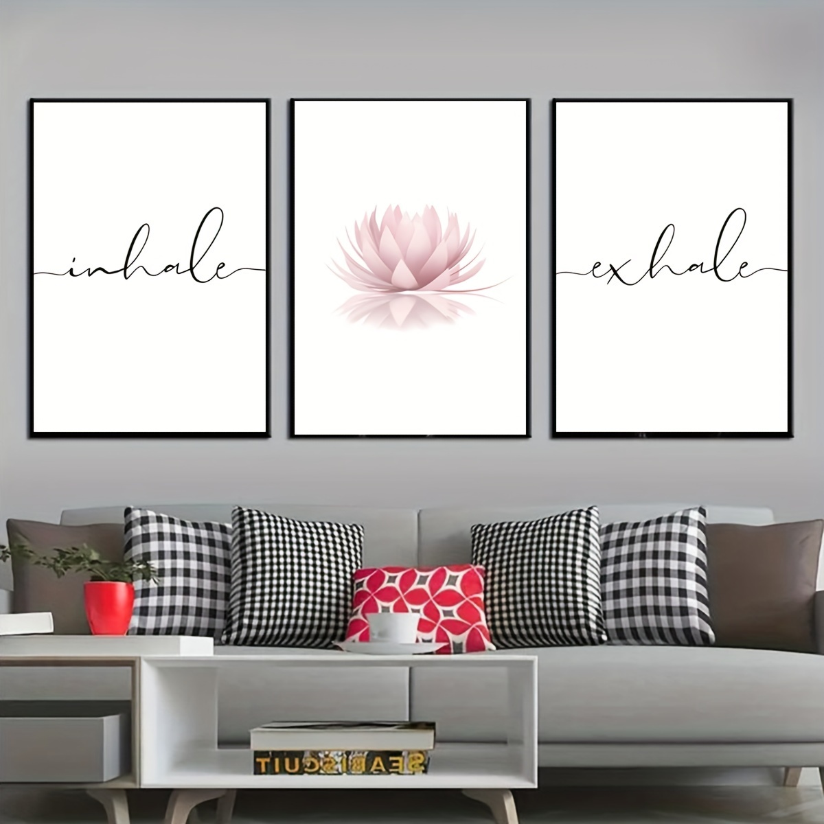 3 ชิ้น/ชุด ภาพพิมพ์บนผ้าใบลายด - Home Decor Zen บทวิจารณ์และราคา