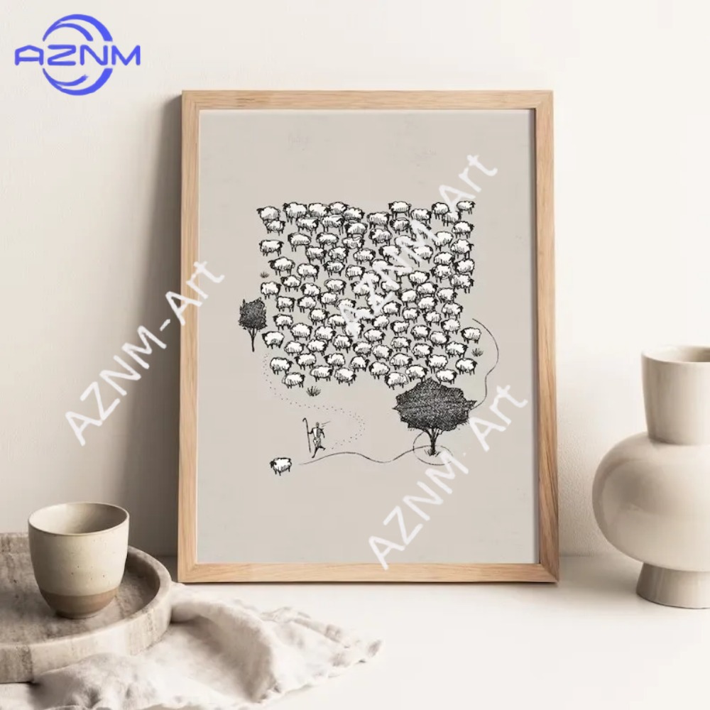 โปสเตอร์ภาพวาดพระเยซูออกจาก 99 - Home Decor Jesus บทวิจารณ์และราคา