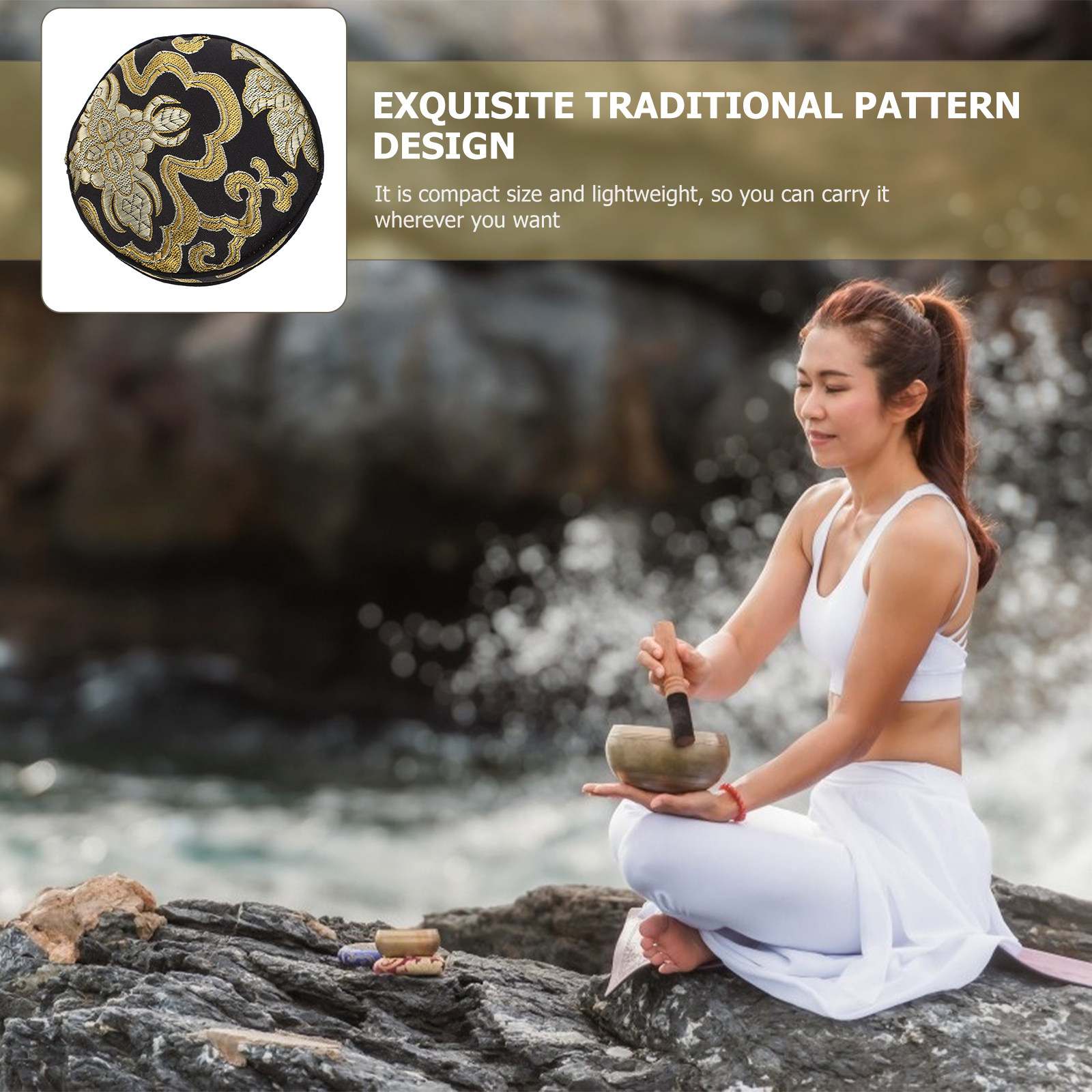 แผ่นรองชามร้องเพลงตกแต่งลายไม้ - Home Decor Zen บทวิจารณ์และราคา