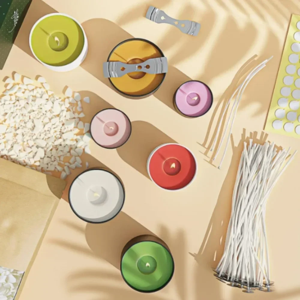 219 ชิ้นเทียนหอมชุดเทียน Wicks - Scented Candle Set บทวิจารณ์และราคา