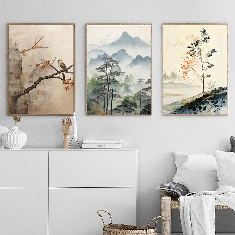 ศิลปะญี่ปุ่นสมัยใหม่แบบมินิมอล - Home Decor Zen บทวิจารณ์และราคา