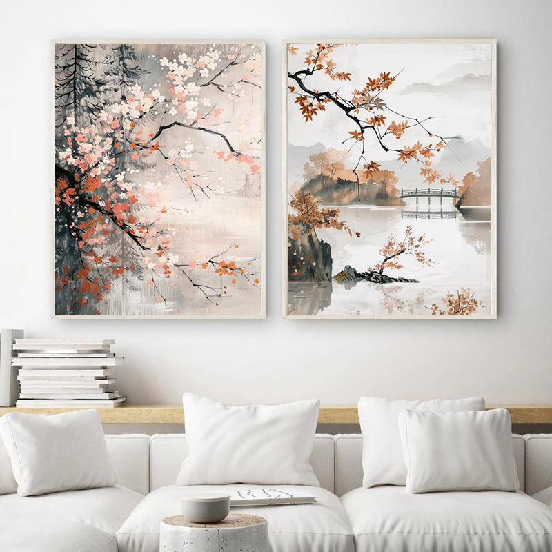 ศิลปะญี่ปุ่นสมัยใหม่แบบมินิมอล - Home Decor Zen บทวิจารณ์และราคา