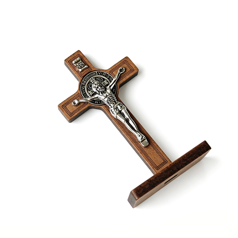 ไม้กางเขนพระเบเนดิกต์พร้อมฐาน  - Home Decor Jesus บทวิจารณ์และราคา