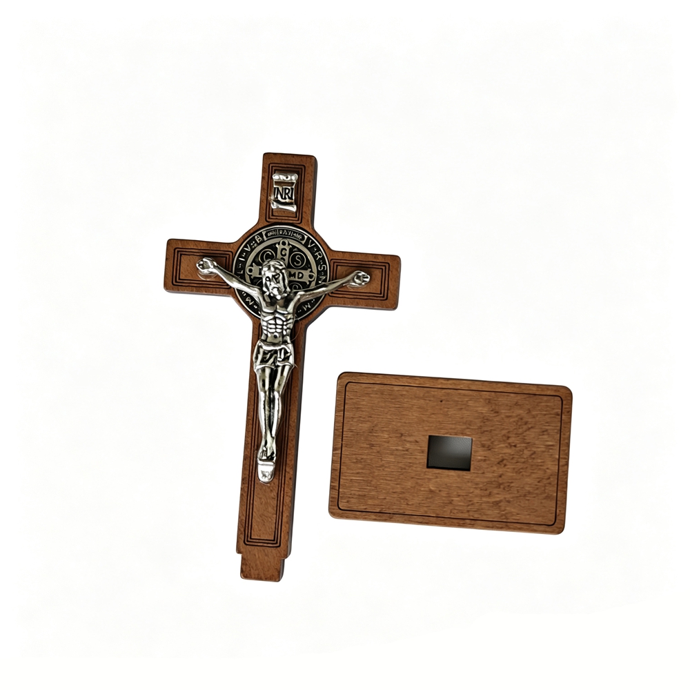 ไม้กางเขนพระเบเนดิกต์พร้อมฐาน  - Home Decor Jesus บทวิจารณ์และราคา