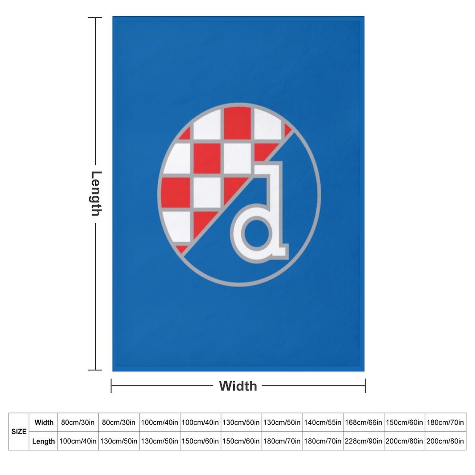 ผ้าห่มตกแต่งโซฟาของสโมสรฟุตบอล - Home Decor Zagreb บทวิจารณ์และราคา