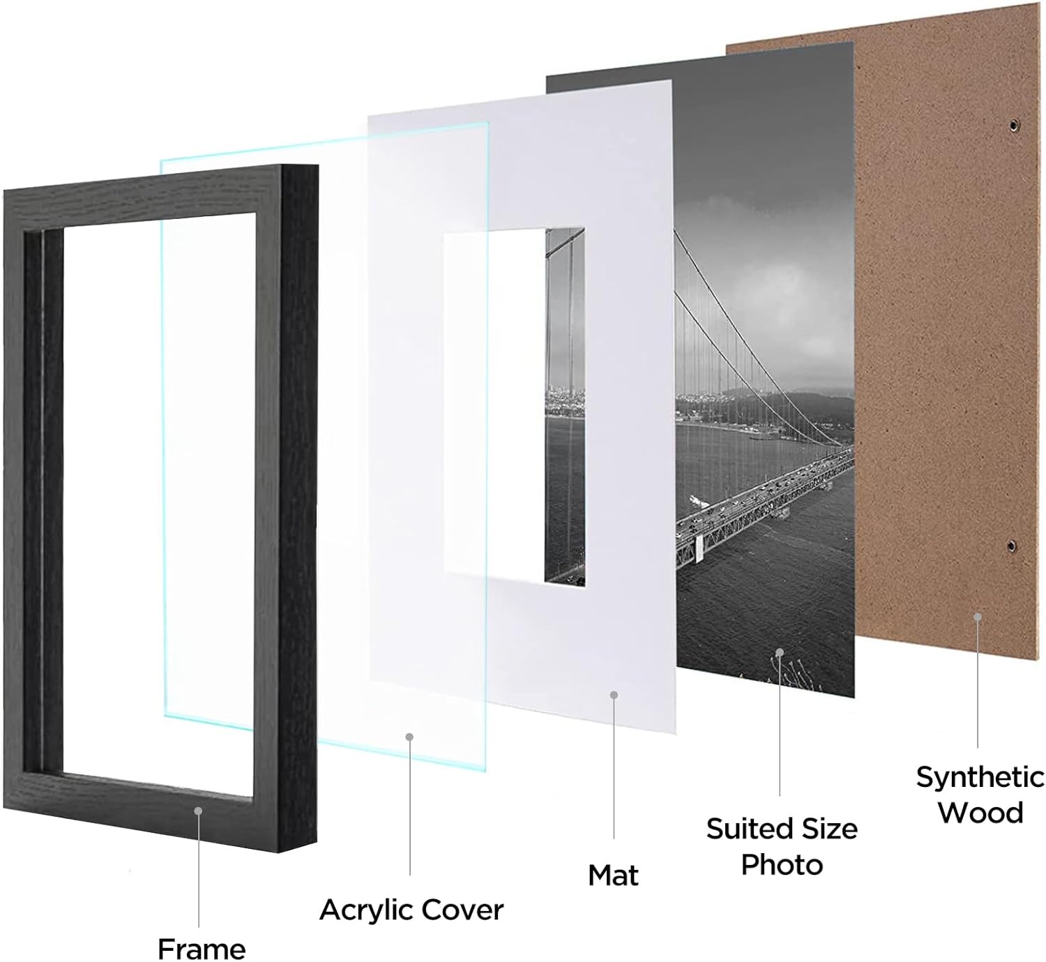 กรอบรูปขนาด 12x12 นิ้ว ชุด 9 ช - Bamboo Photo Frame บทวิจารณ์และราคา