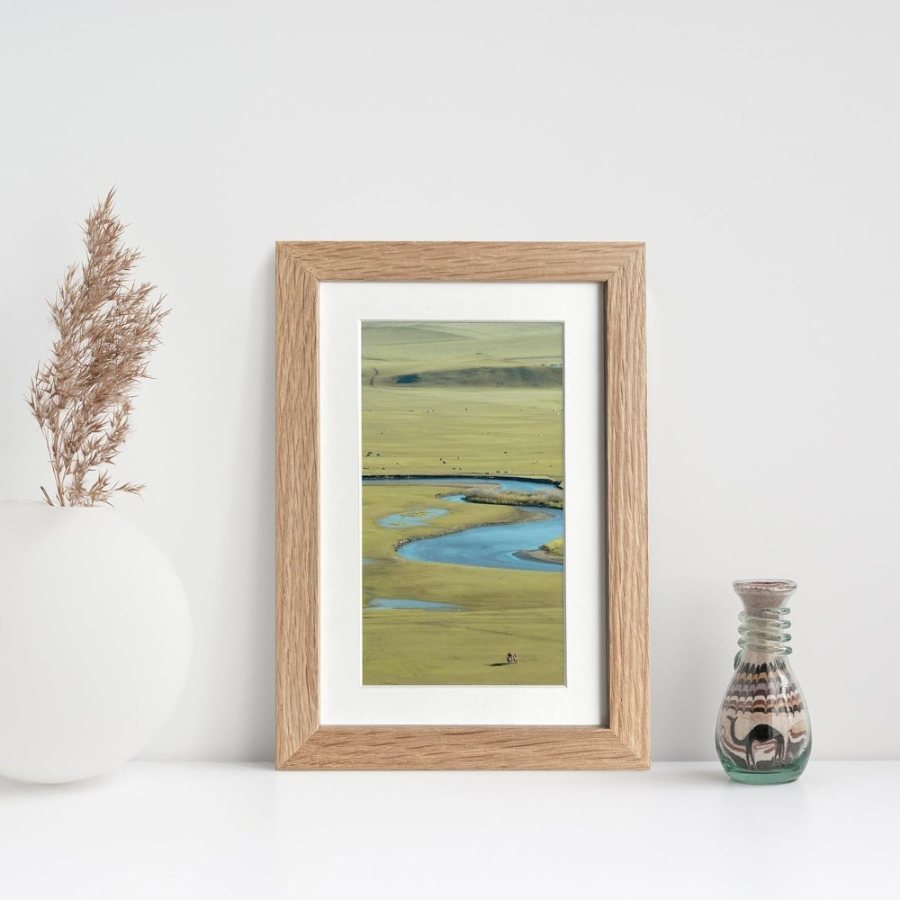 กรอบรูปขนาด 4x6 นิ้ว, กรอบรูปไ - Bamboo Photo Frame บทวิจารณ์และราคา
