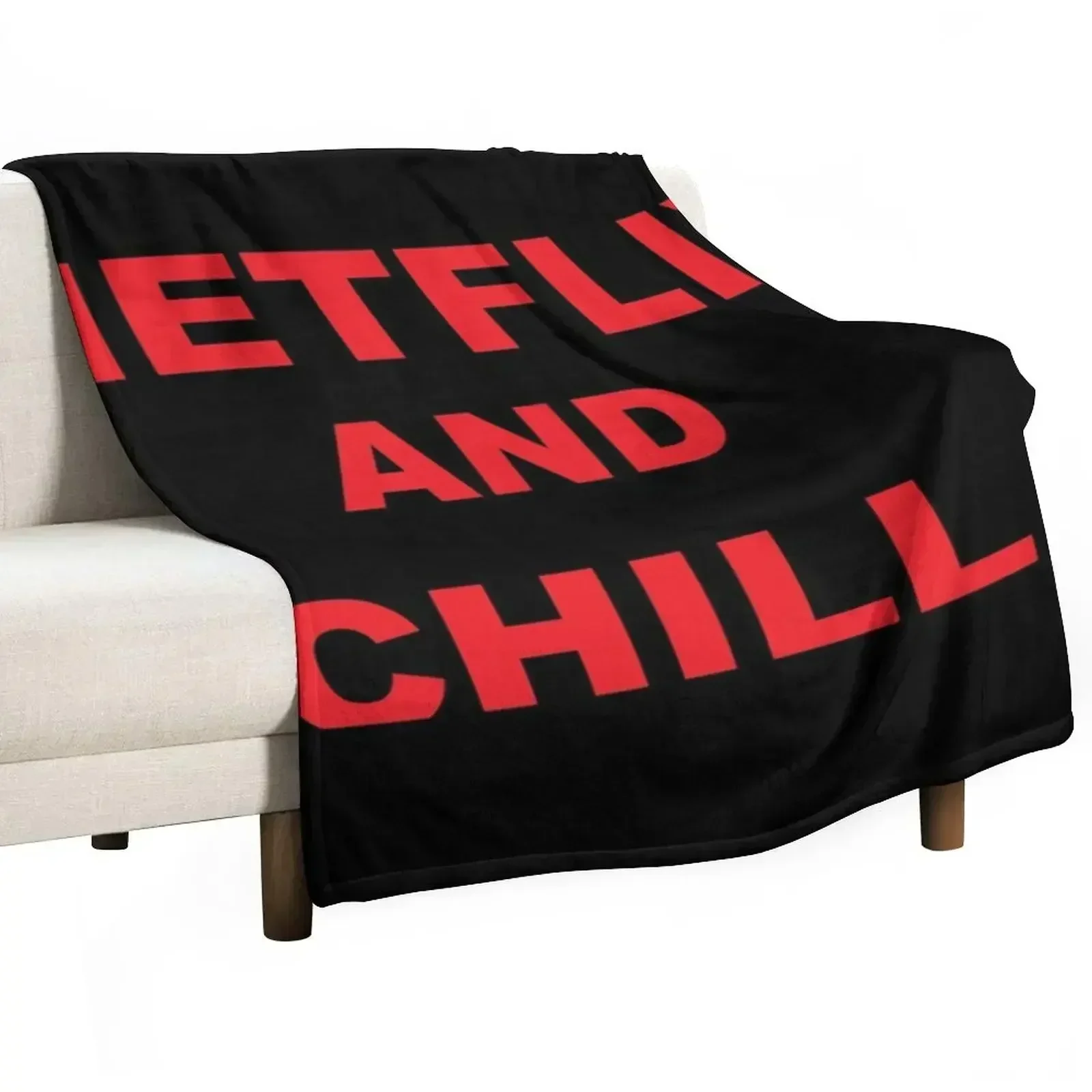 NETFLIX AND CHILL ผ้าห่มตกแต่ง - Home Decor Netflix บทวิจารณ์และราคา
