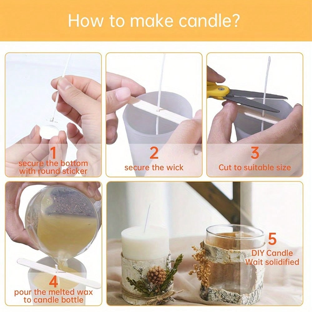 ชุดอุปกรณ์จัดตำแหน่งไส้เทียนไม - Scented Candle Set บทวิจารณ์และราคา