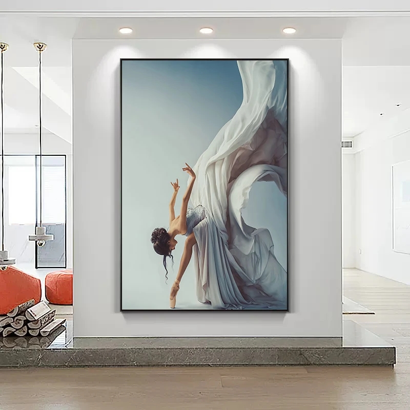 โมเดิร์นสาวเต้นรําบัลเล่ต์ภาพว - Home Decor Zen บทวิจารณ์และราคา