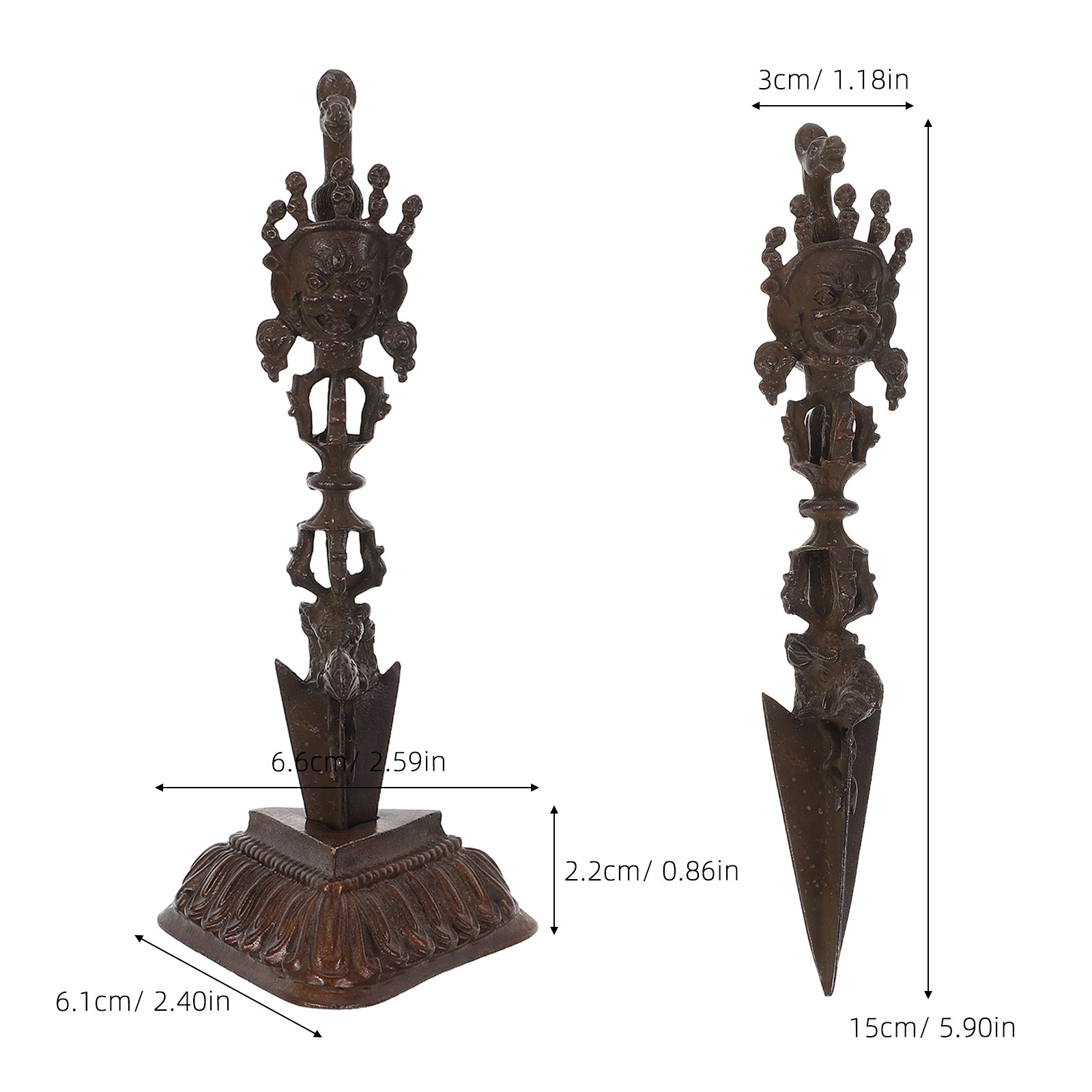 ชุดค้อนทองแดงวัชราโดเจพร้อมฐาน - Home Decor Zen บทวิจารณ์และราคา