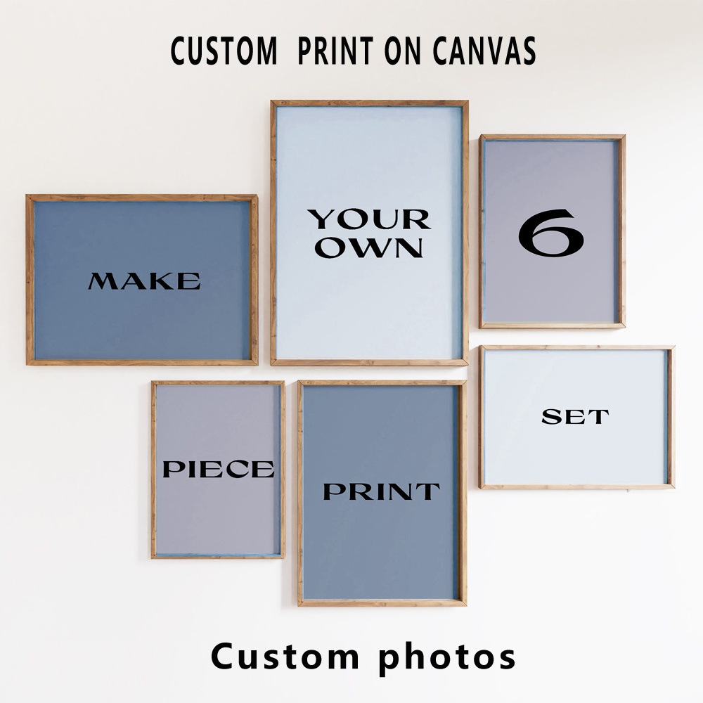 6 ชิ้น/ชุด ภาพพิมพ์บนผ้าใบแบบก - Home Decor Kit บทวิจารณ์และราคา