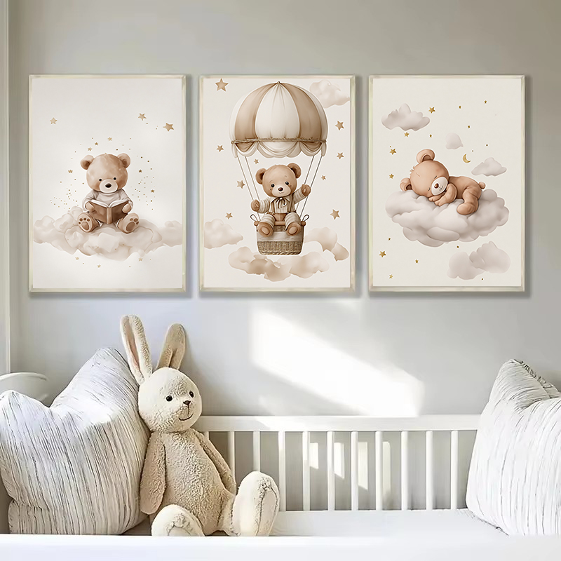 ภาพพิมพ์ผ้าแคนวาสลายหมีเท็ดดี้ - Home Decor Kit บทวิจารณ์และราคา
