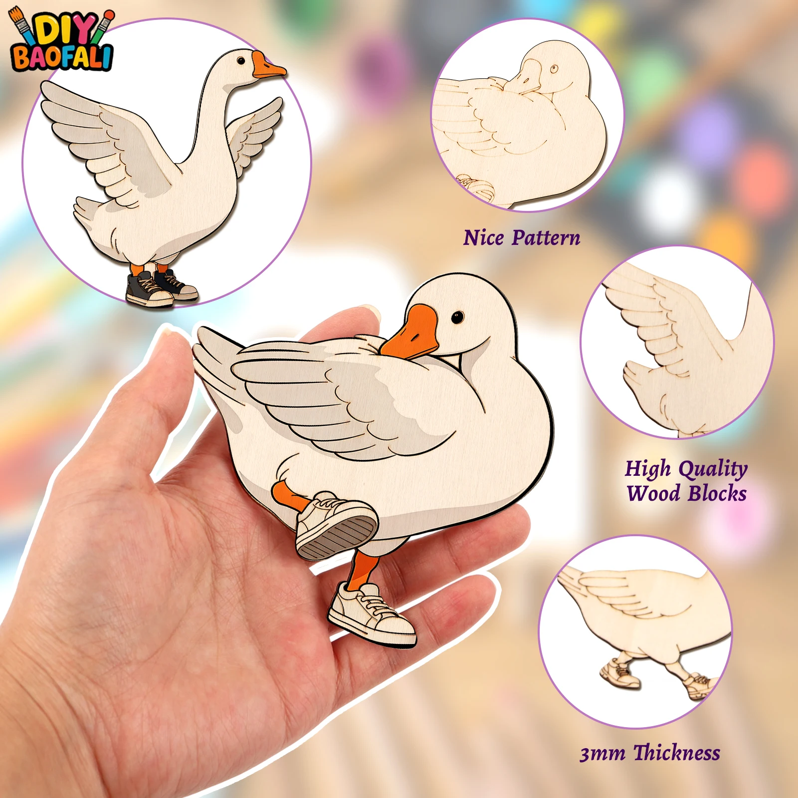 ชุดงานฝีมือไม้ยังไม่เสร็จสมบูร - Home Decor Kit บทวิจารณ์และราคา